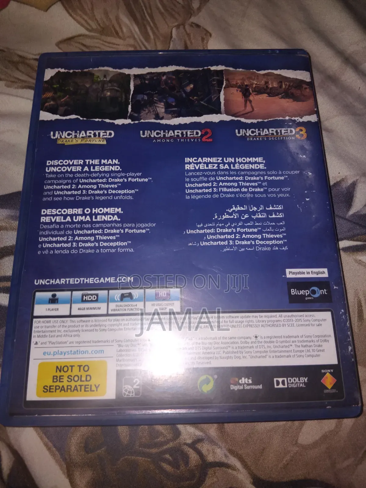 Uncharted Ps4 Cd