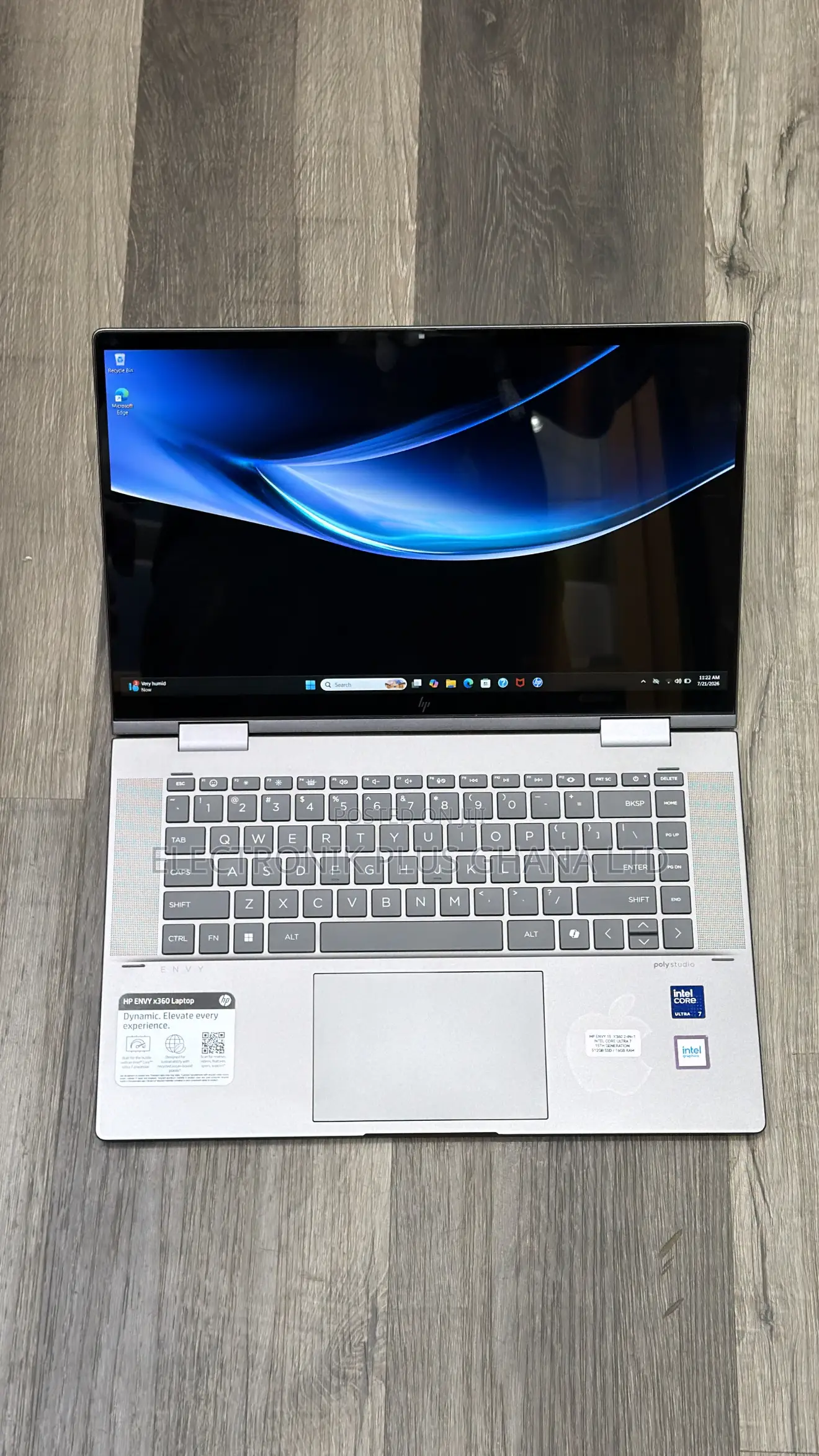 Laptop HP Envy 15 16GB Intel Core Ultra 7 SSD 512GB