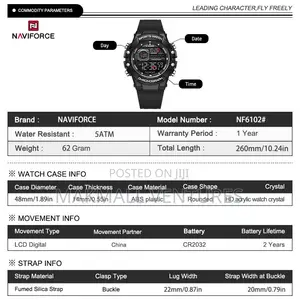 Naviforce Chronograph Sports Watch (NF 6102)