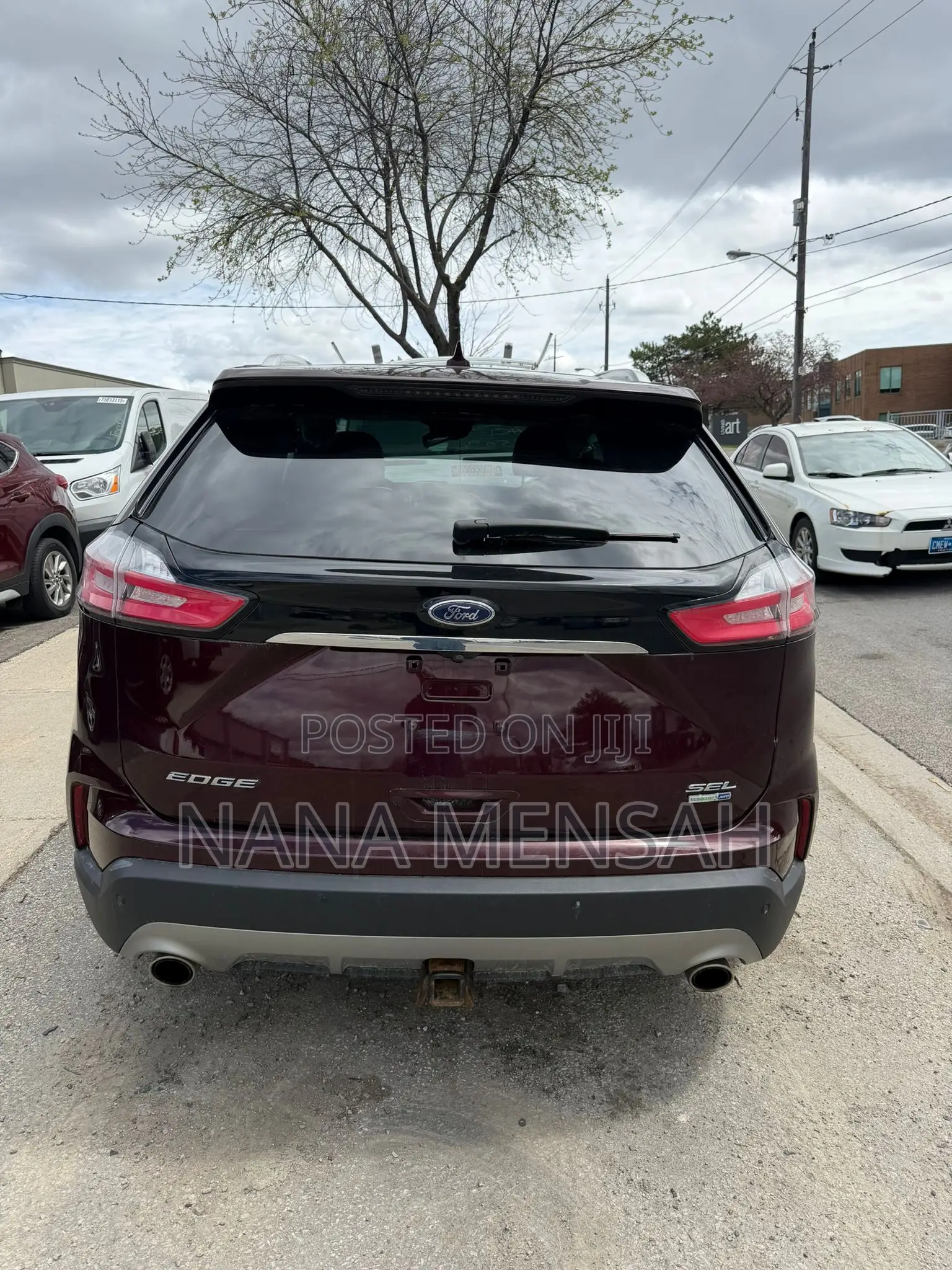 Ford Edge SEL AWD 2019 Burgundy