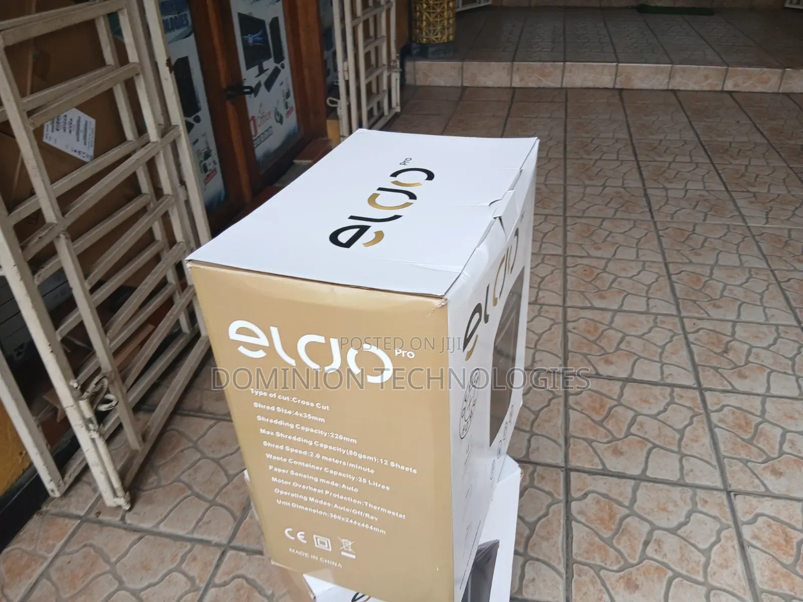 Eldo Cd228p -10 Paper Shredder - 12 Sheet Cross Cut