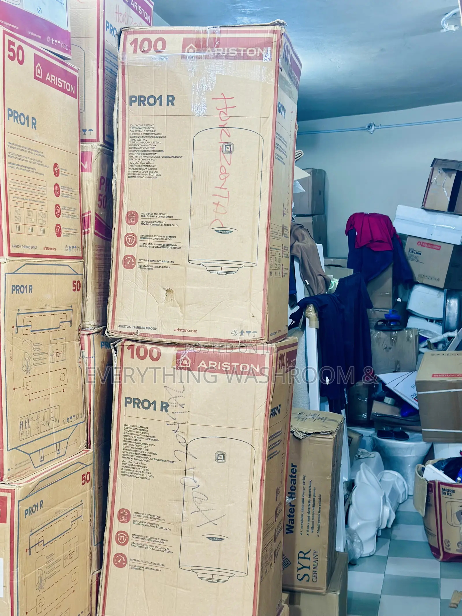 Water Heater 100L(Italy)- Ariston Water Heater 100L Italy