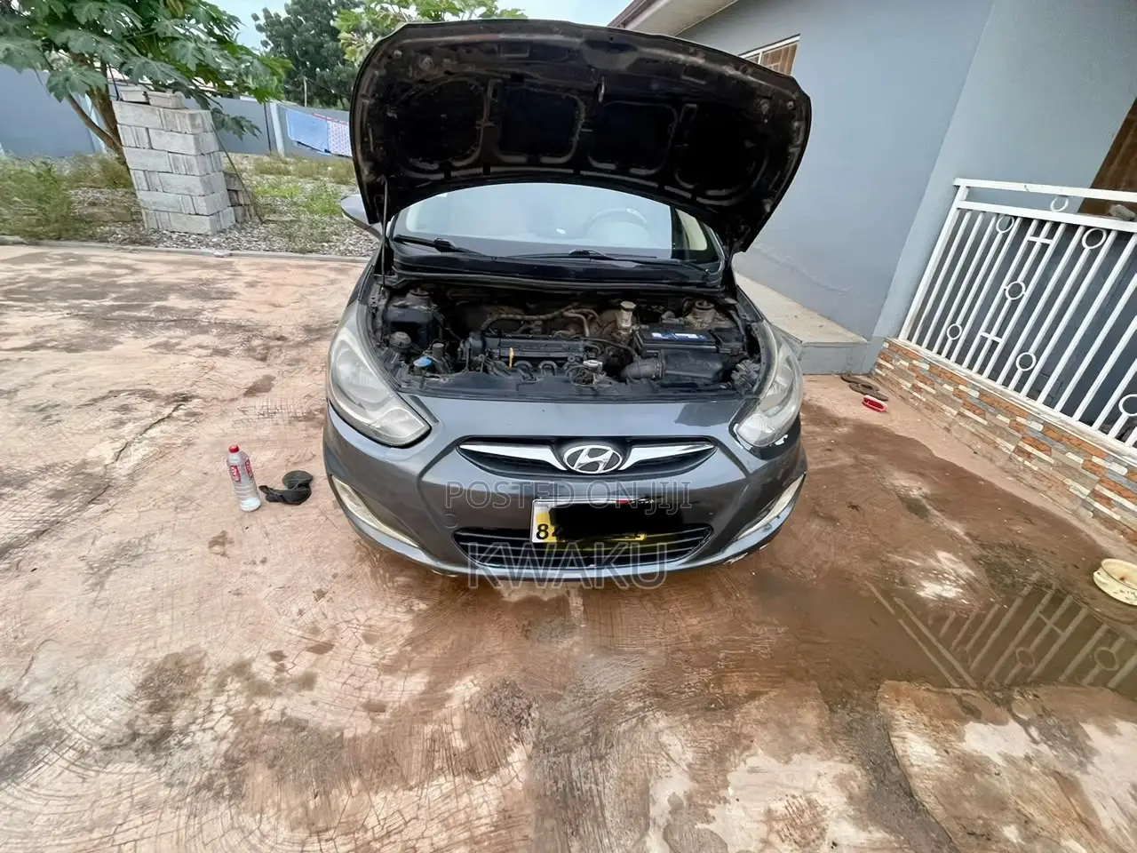 Hyundai Accent GLS 2012 Gray