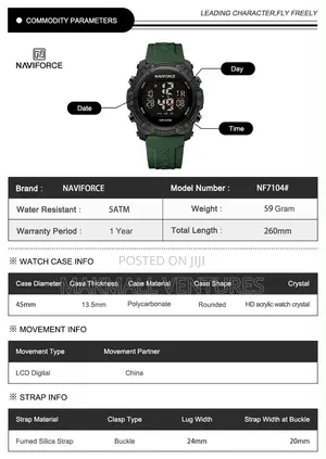 Naviforce Sports Watch (NF 7104)