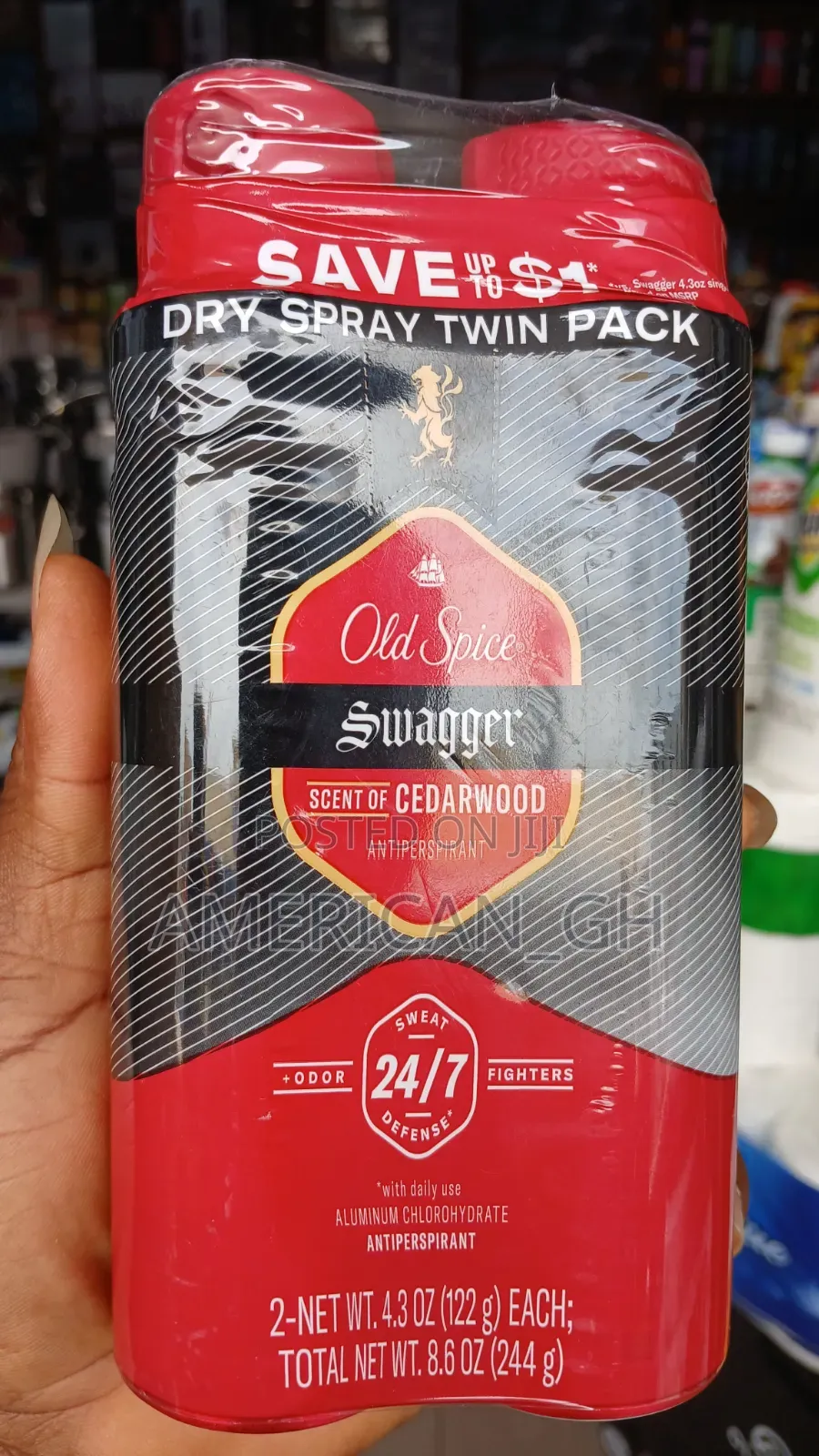 Old Spice Swagger Antiperspirant Deo Spray
