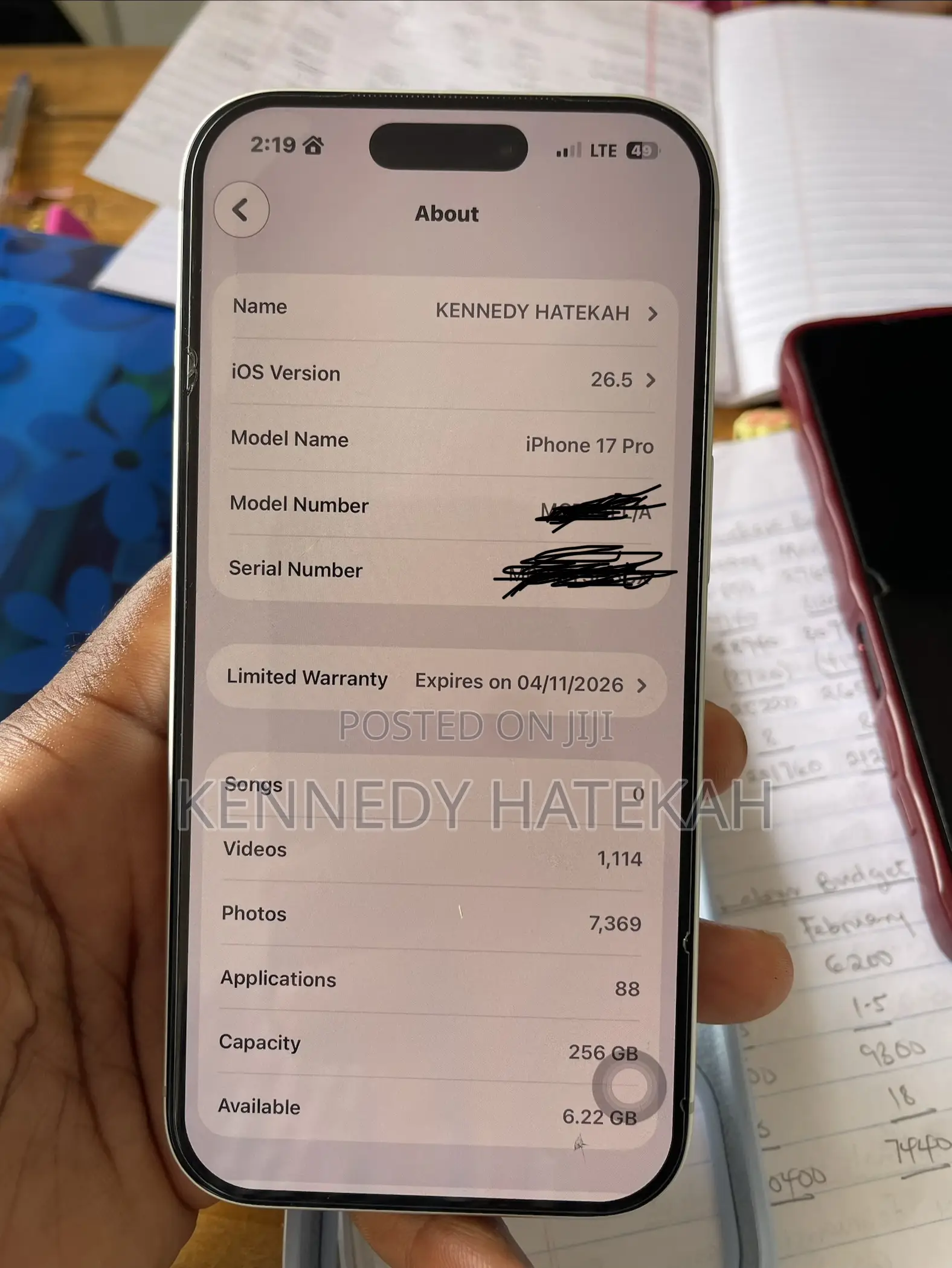 Apple iPhone 17 Pro 256 GB Silver