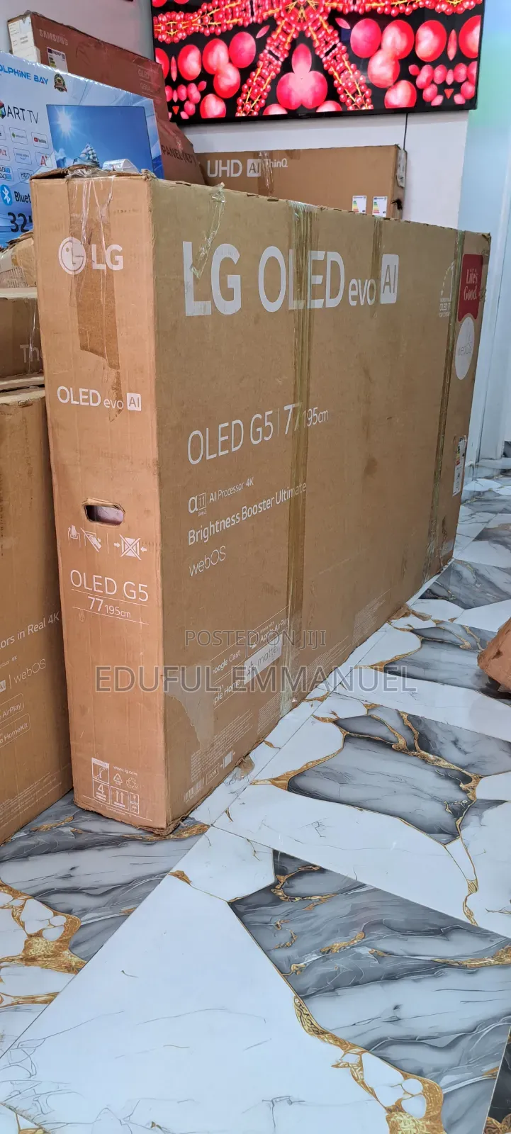 LG 77" Class Oled Evo G5 Ai TV Uhd Smart Super Upscaling 