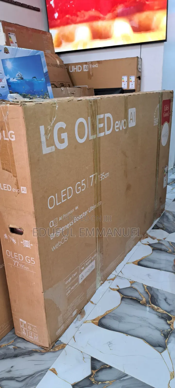 LG 77" Class Oled Evo G5 Ai TV Uhd Smart Super Upscaling 