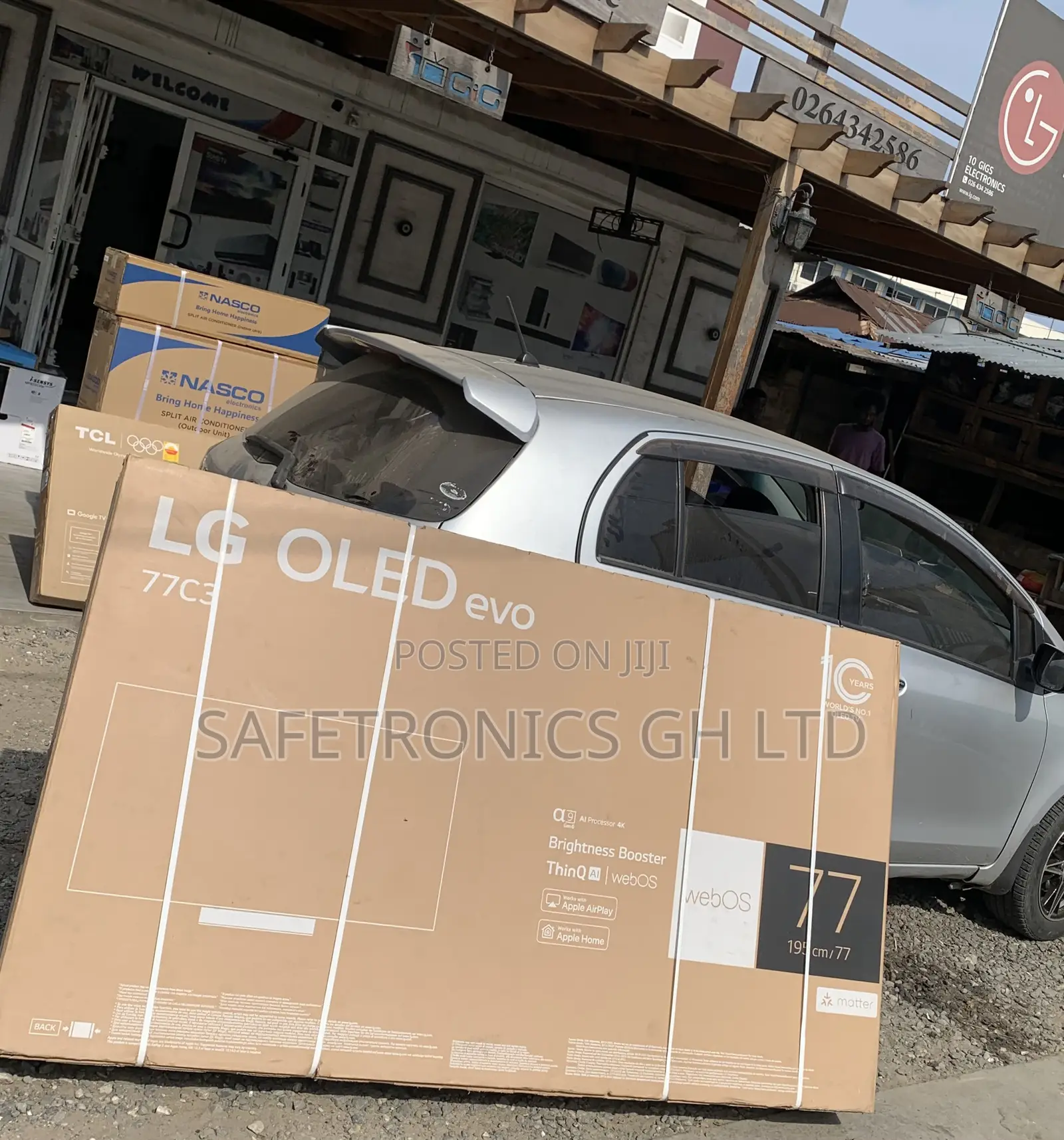 Reliable Good LG, OLED Evo TV, 77" C3 Series, WebOs Smart Al Thin