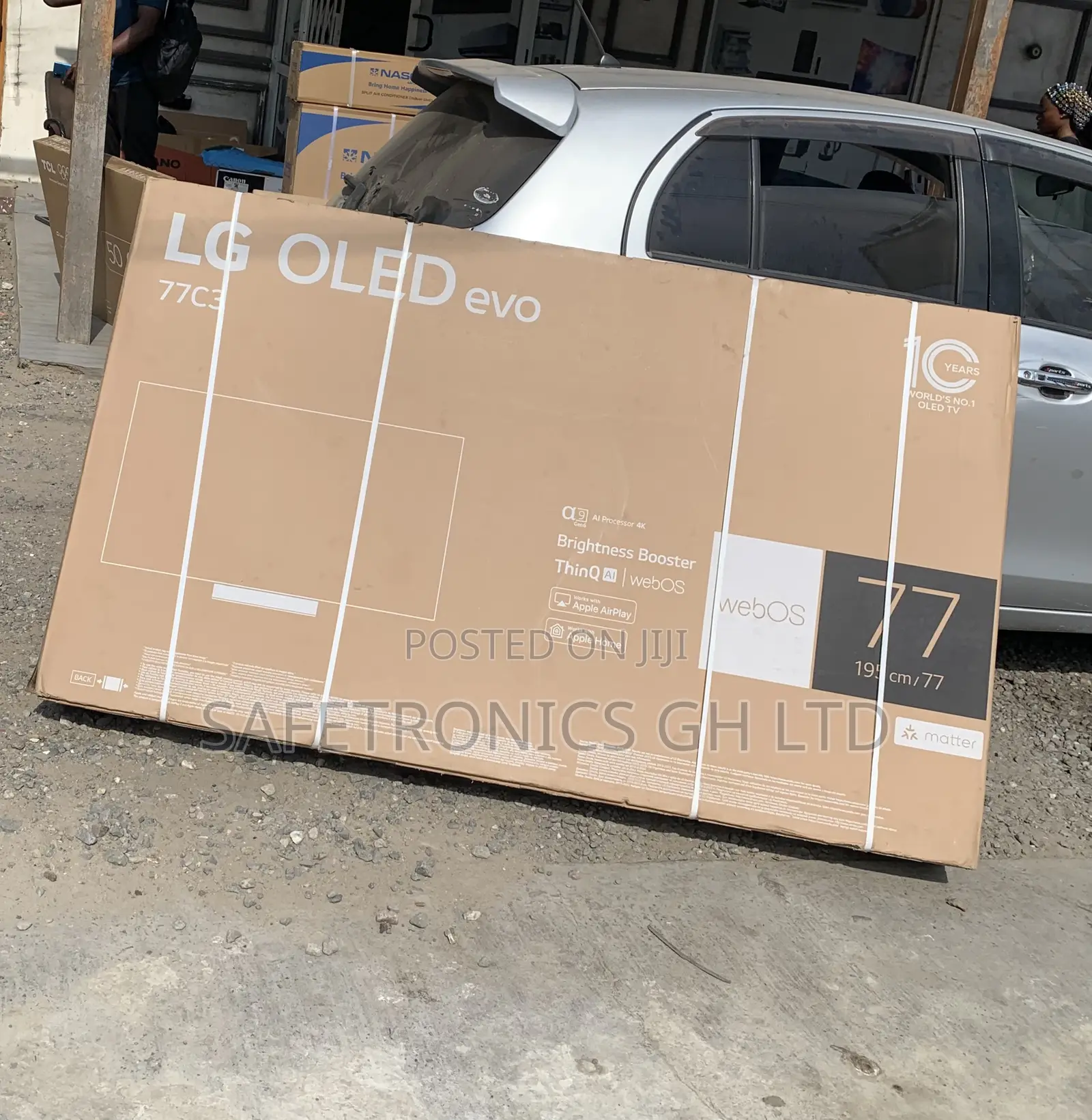 Reliable Good LG, OLED Evo TV, 77" C3 Series, WebOs Smart Al Thin