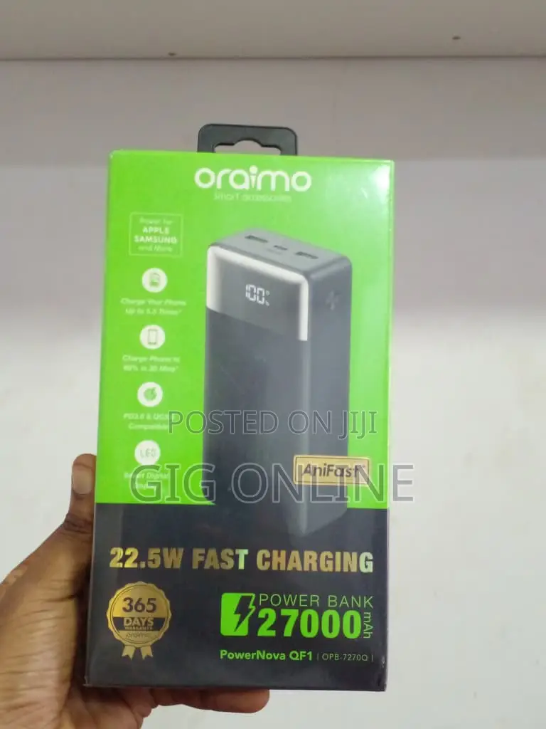 Oraimo 22.5W Power Bank