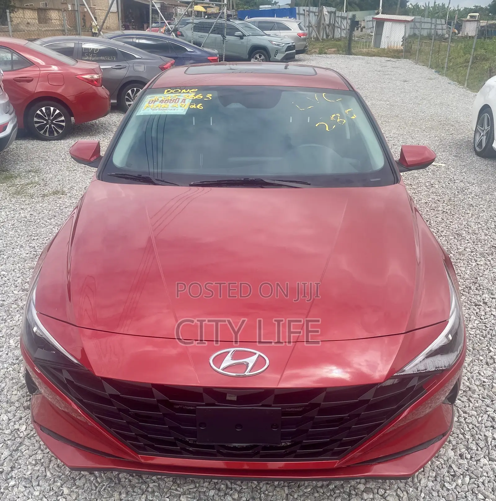 Hyundai Elantra 2021 Red