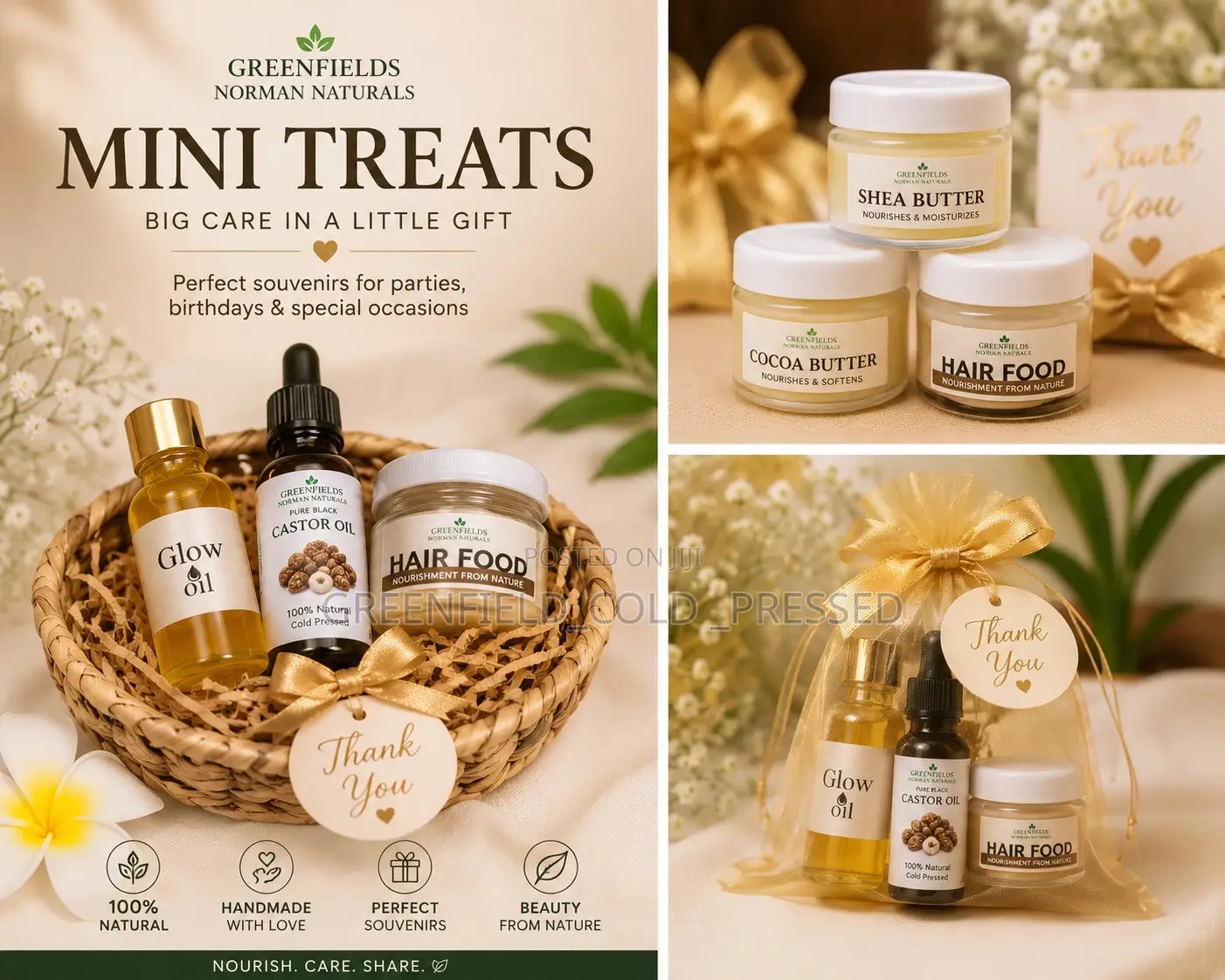Skincare and Oils Souvenirs