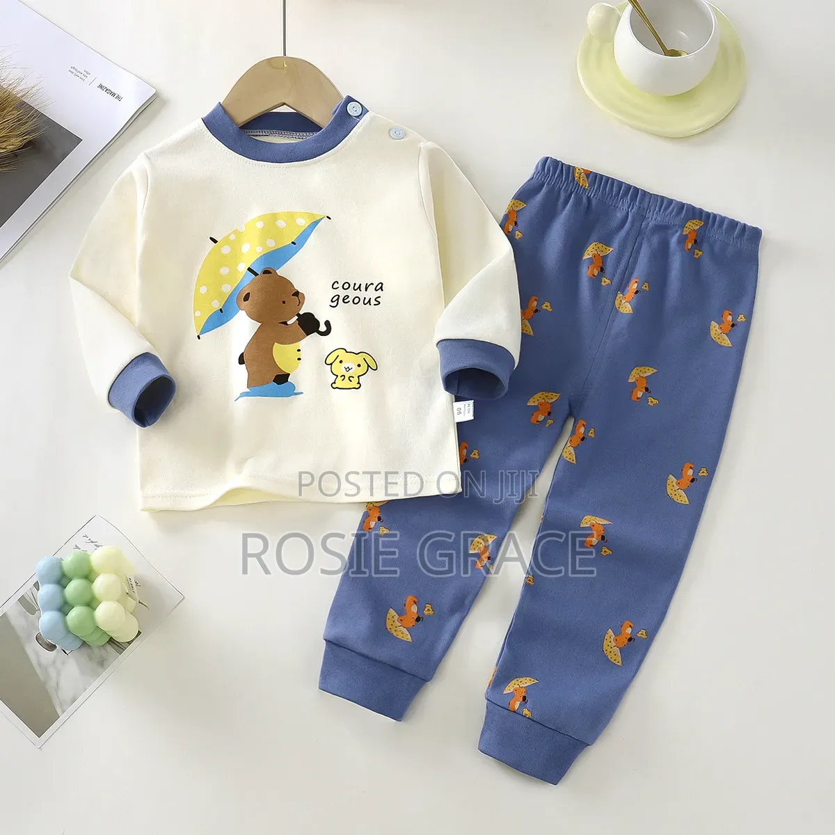 Pure Cotton 2 Piece Pyjamas/Sleepwear