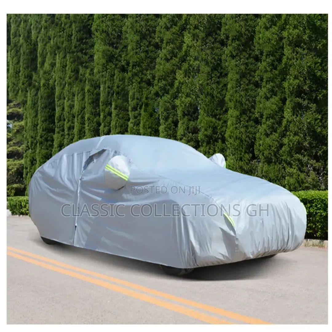 Custom UV Protected Sun Waterproof Polyester Fabric Outdoor Car Cover