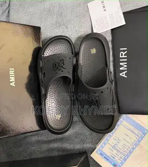 Amiri Sunday X All Black and White Monogram