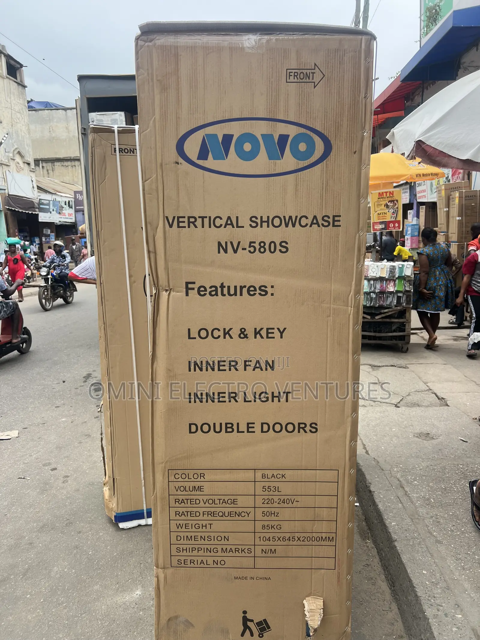 Brand New Novo Display Double Door Frigde