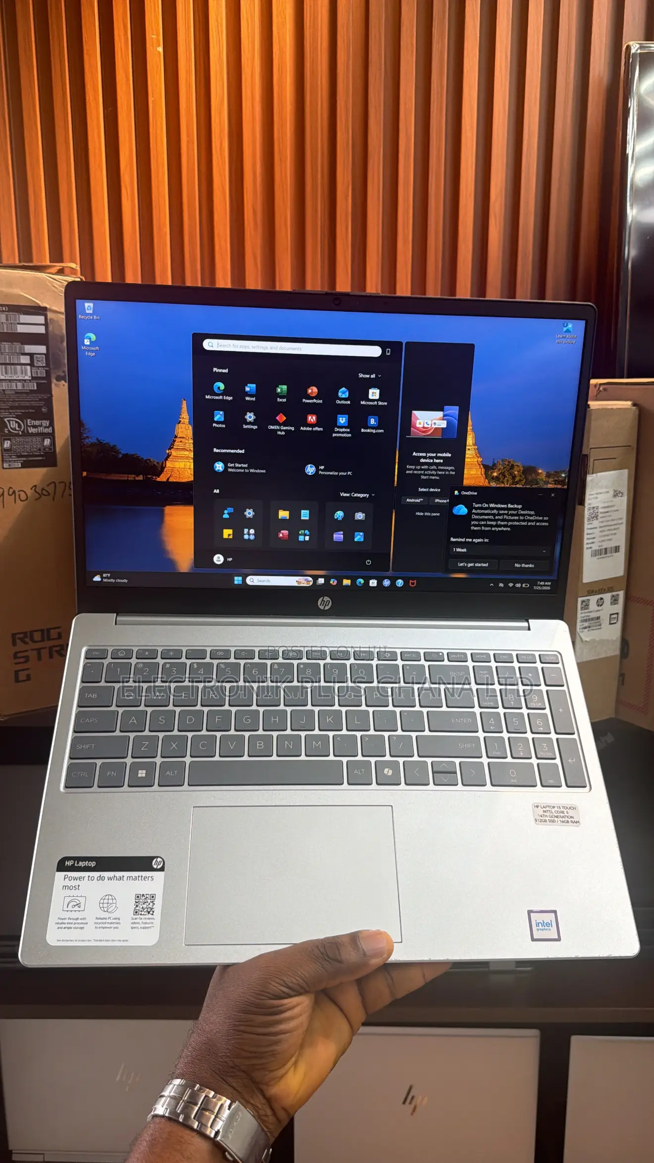 Laptop HP 15 16GB Intel Core 5 SSD 512GB
