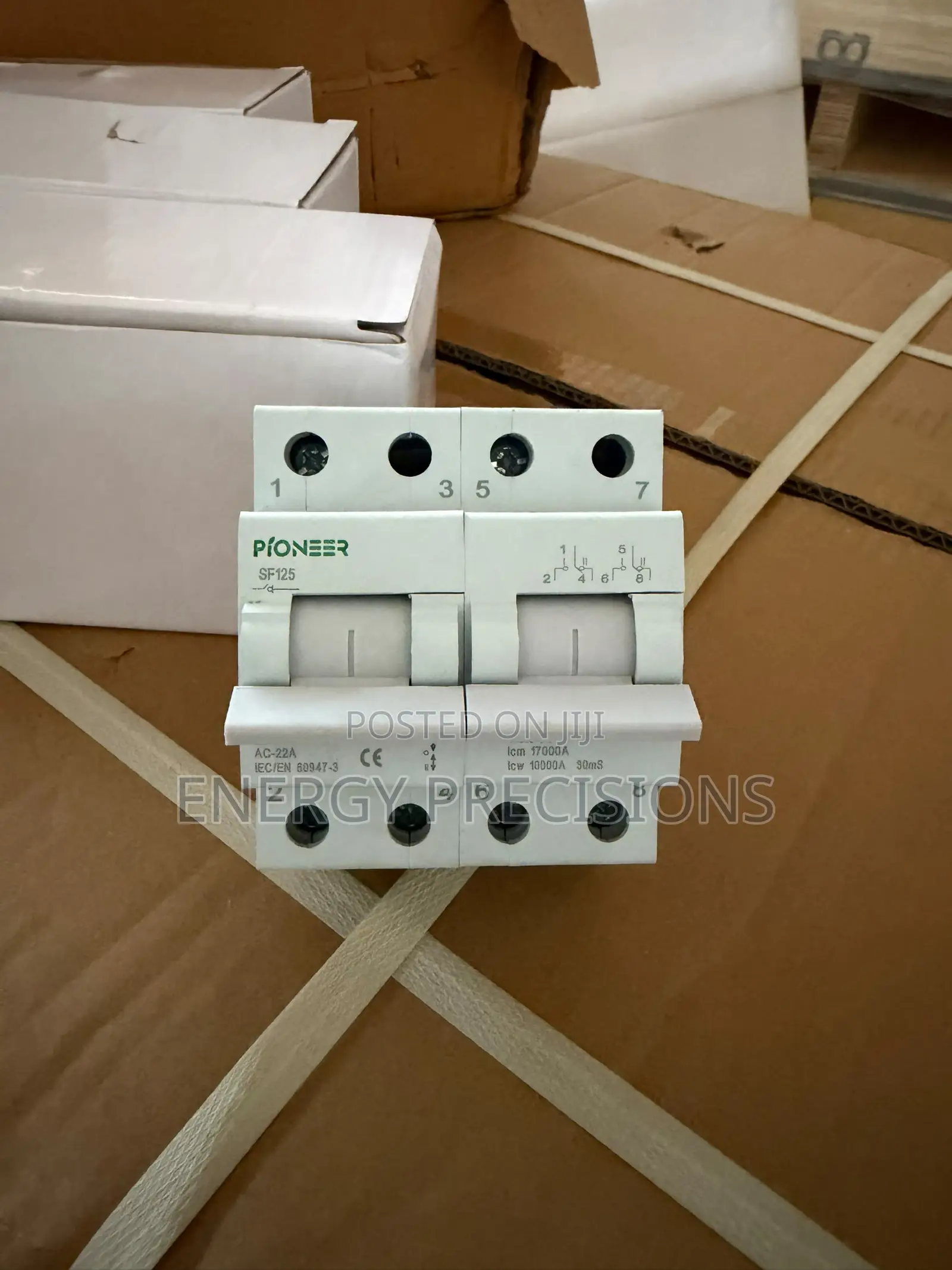 Pioneer SF125 Dual-Power Manual Changeover Switch (125A)