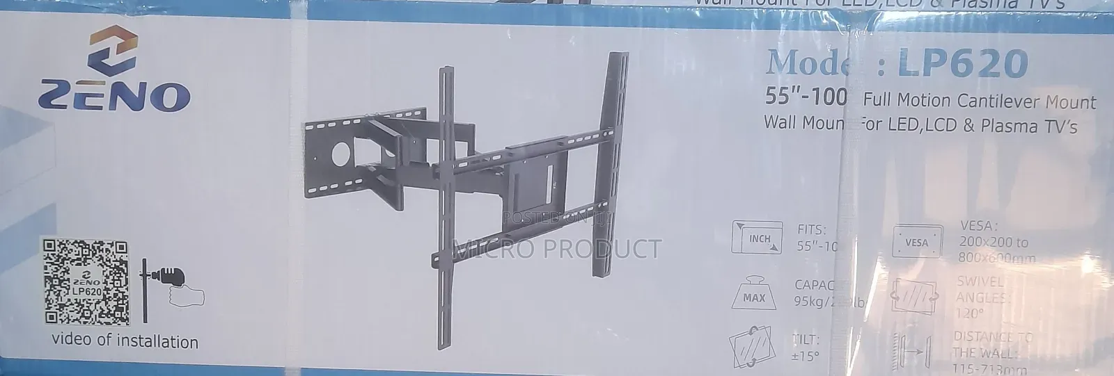 ZENO LP 620 TV Wall Mount 55" to 100"