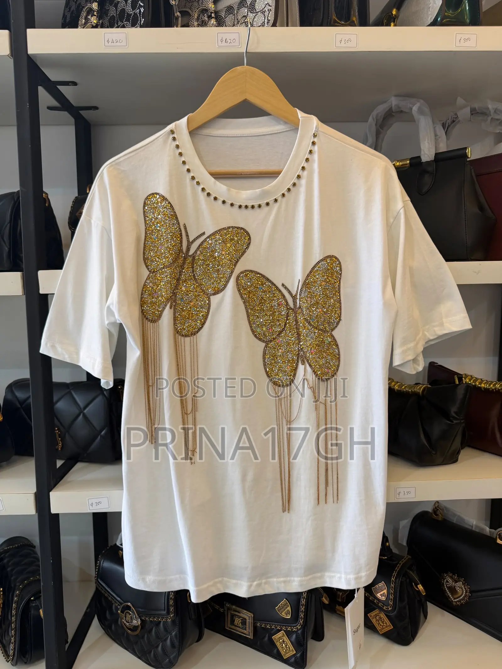 Butterfly Glam Denim Set