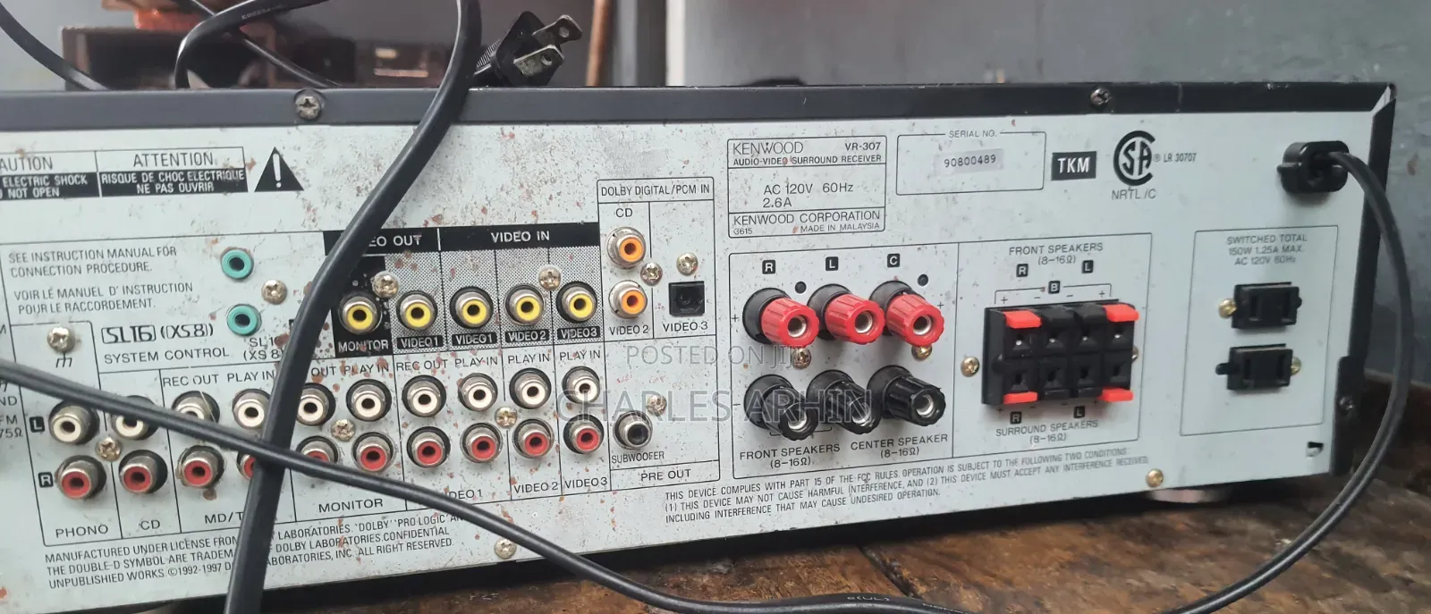 Kenwood Av Surround Receiver Vr-307
