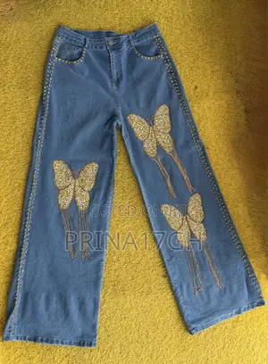 Butterfly Glam Denim Set