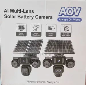 AI 5 Lens Linkage 4G Solar Camera