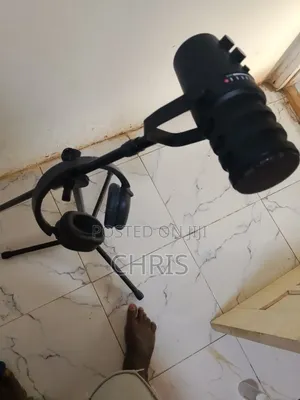 Microphone With Stand and Original Oraimo Headphone