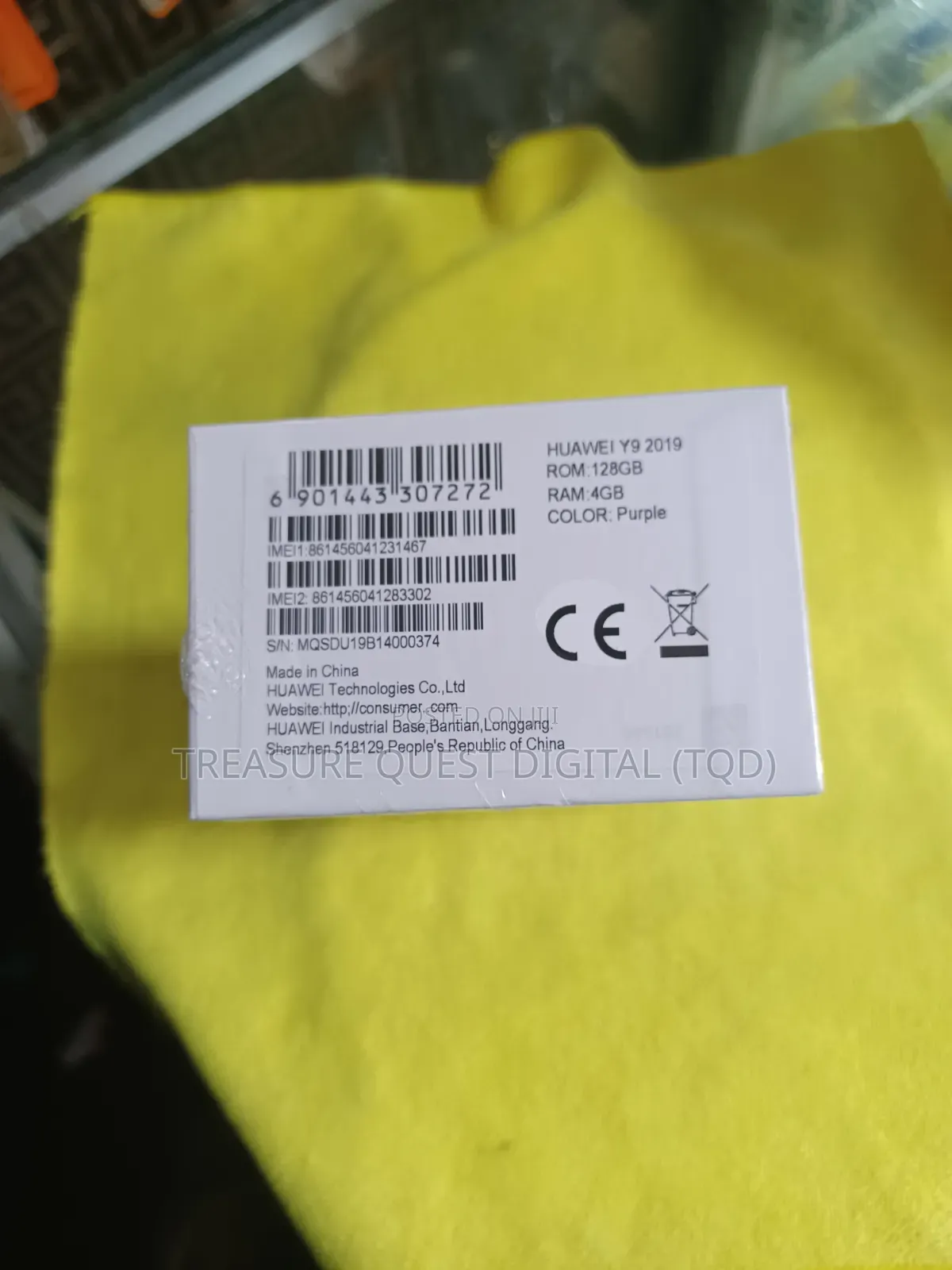 New Huawei Y9 2019 128 GB Purple