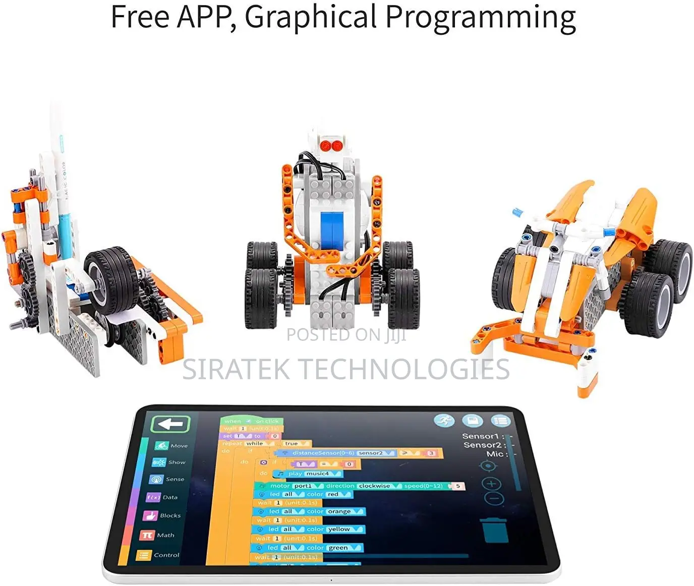 Apitor SuperBot, Educational Building Block 18 in 1 Robot Kit