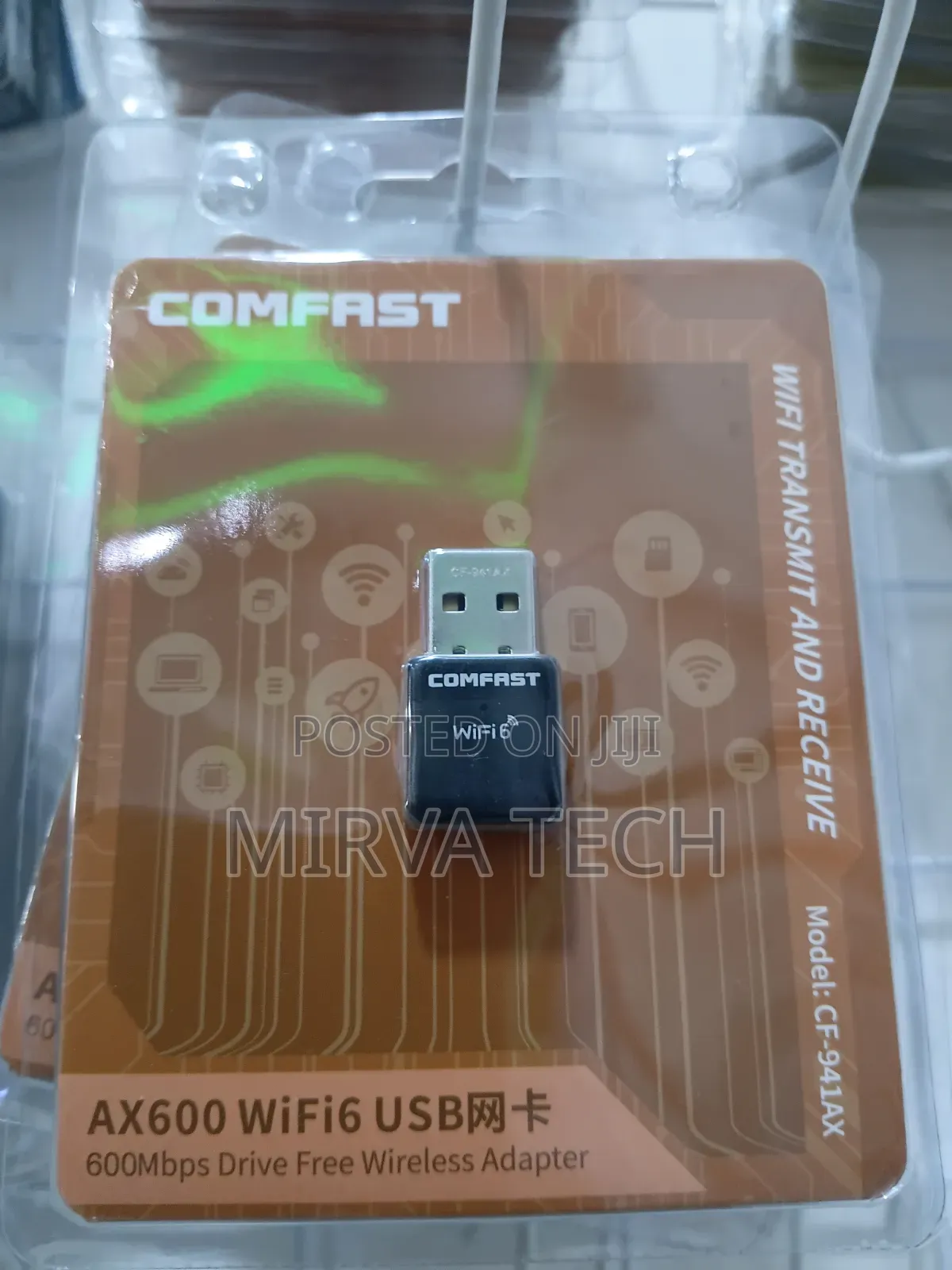 Wi-Fi 6 (AX600) USB Wireless Adapte