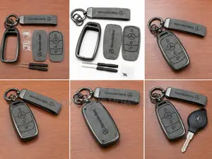 3-Button Smart Key Replacement Shell Kit With TPU Frame