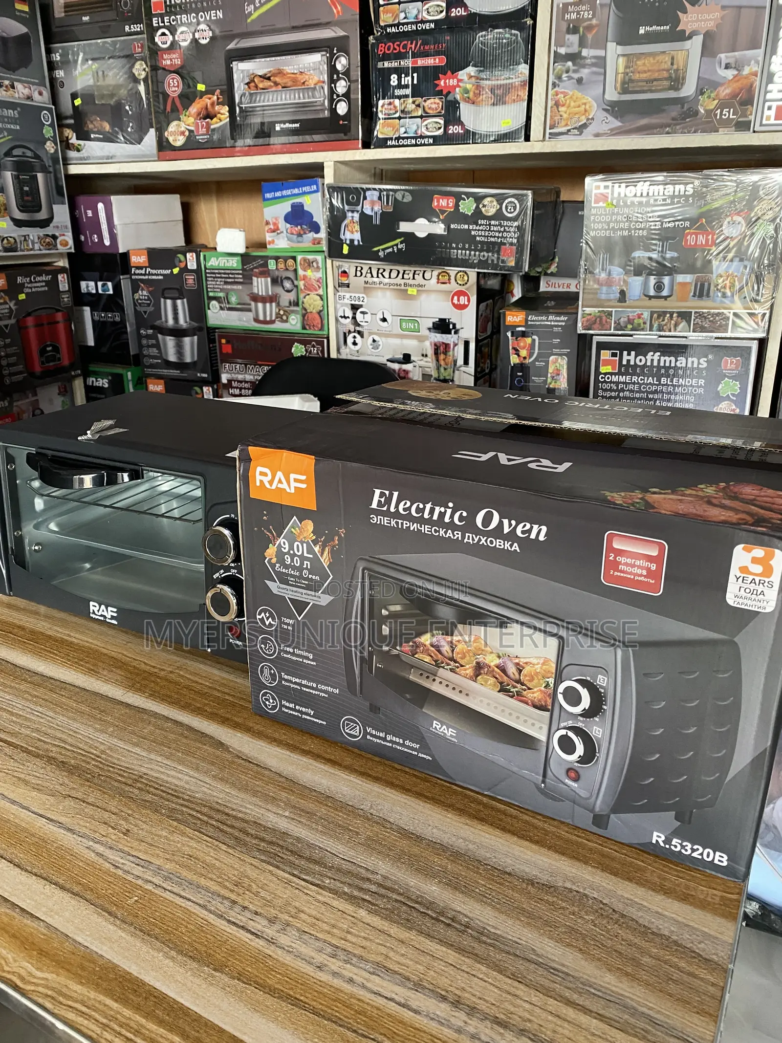 9 Litres Countertop Electric Oven-Raf