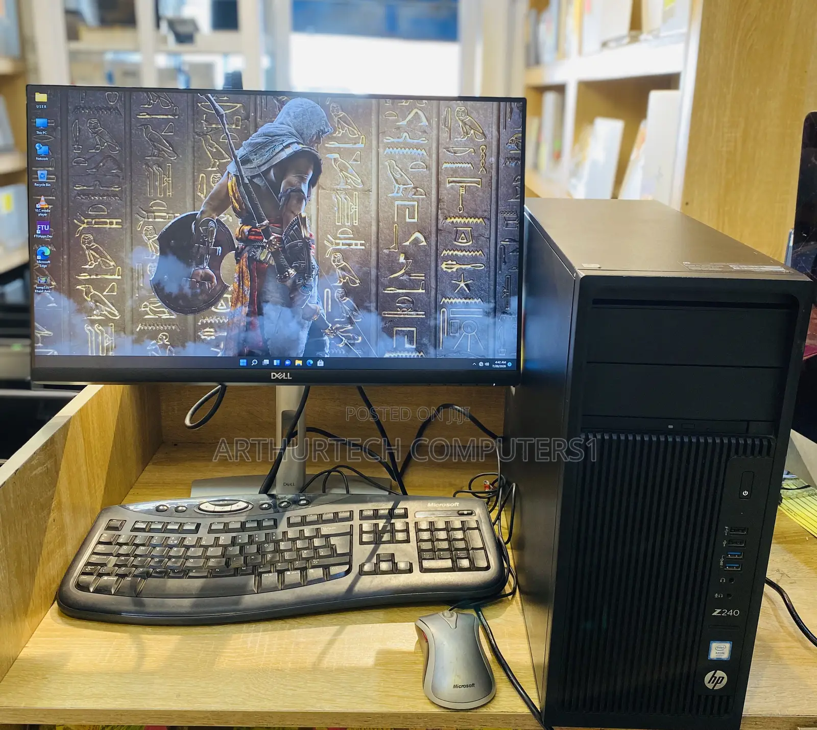 Desktop Computer HP Z240 8GB Intel Core i7 HDD 750GB