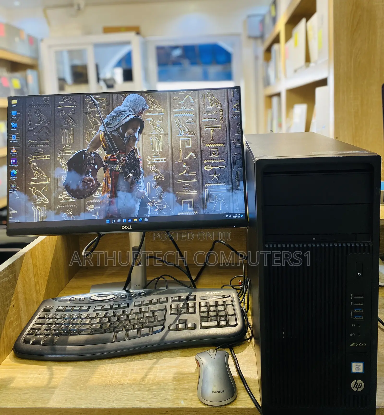 Desktop Computer HP Z240 8GB Intel Core i7 HDD 750GB
