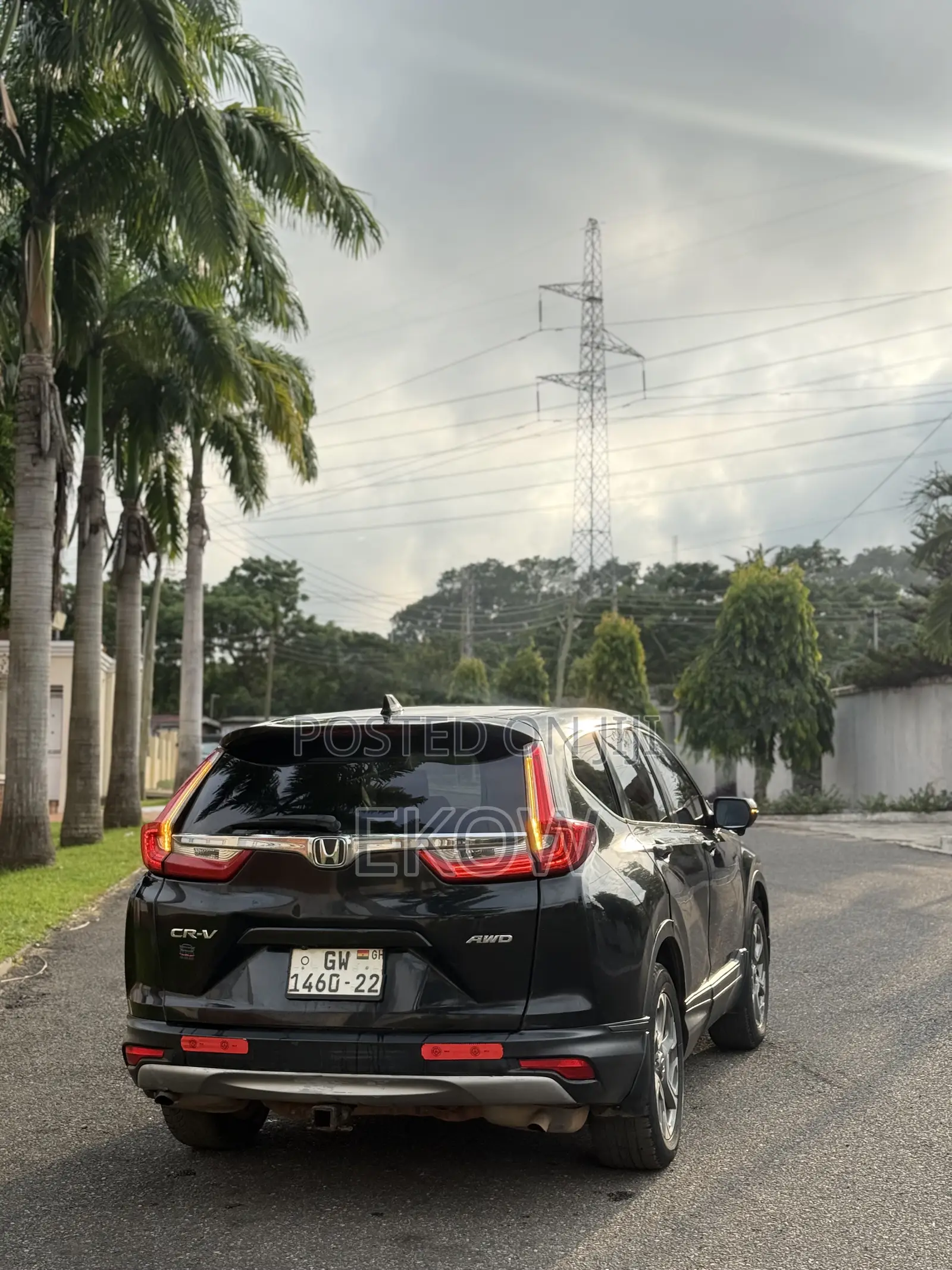 Honda CR-V EX 4dr SUV AWD (1.5L 4cyl CVT) 2017 Black