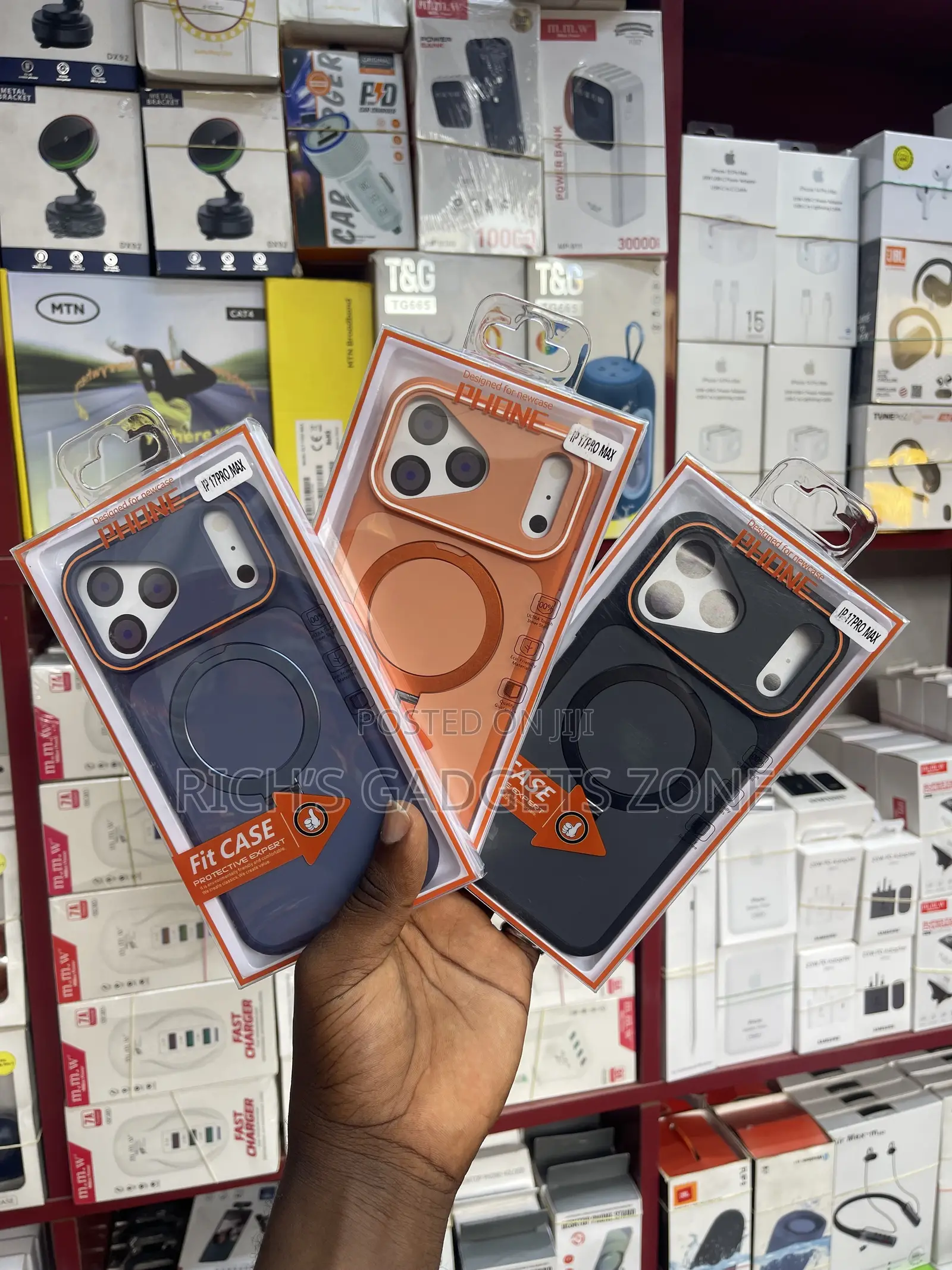 Ultra-Sleek Magnetic Kickstand Case for iPhone 17 Pro Max