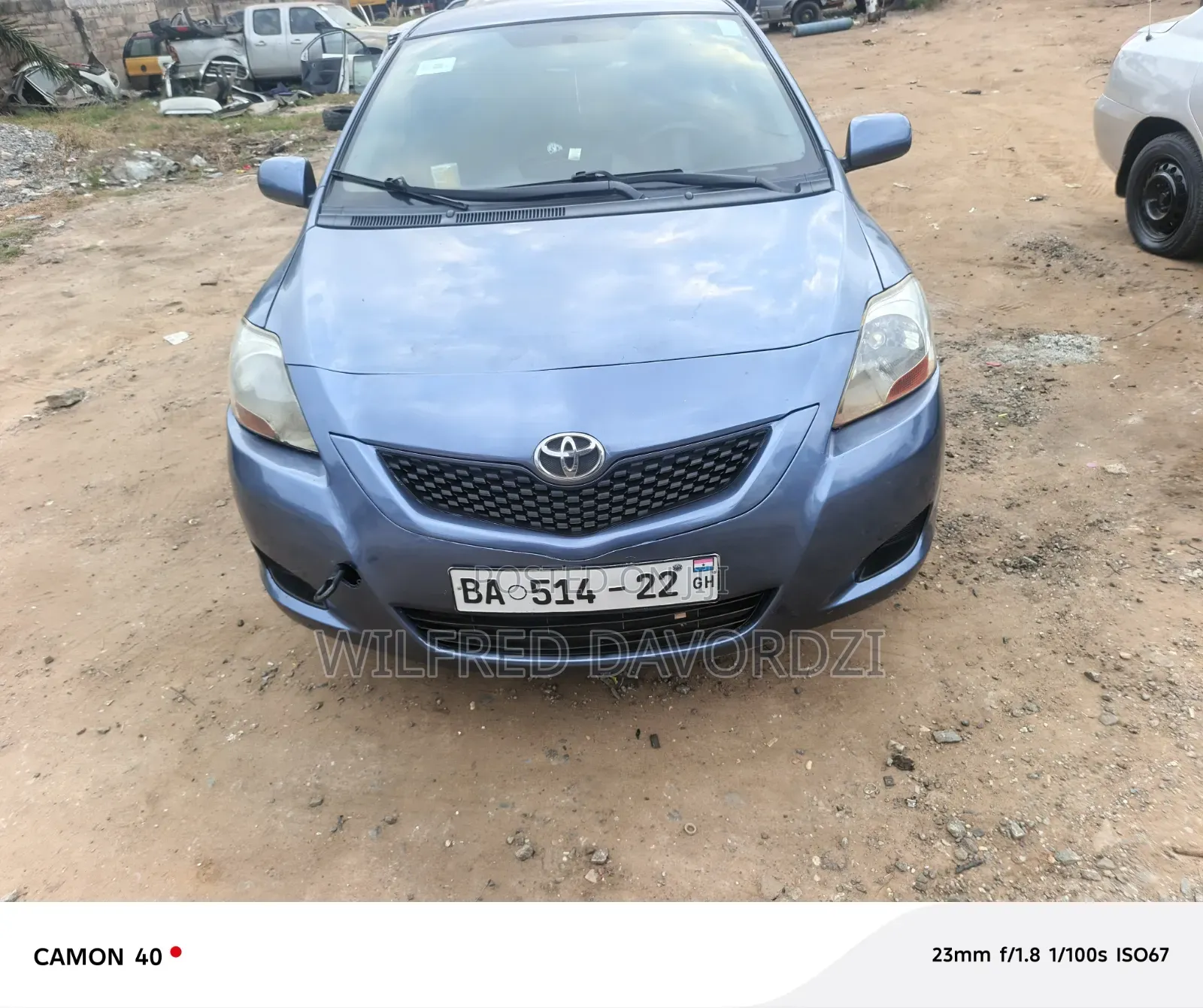 Toyota Yaris Base Sedan 4dr 2010 Blue