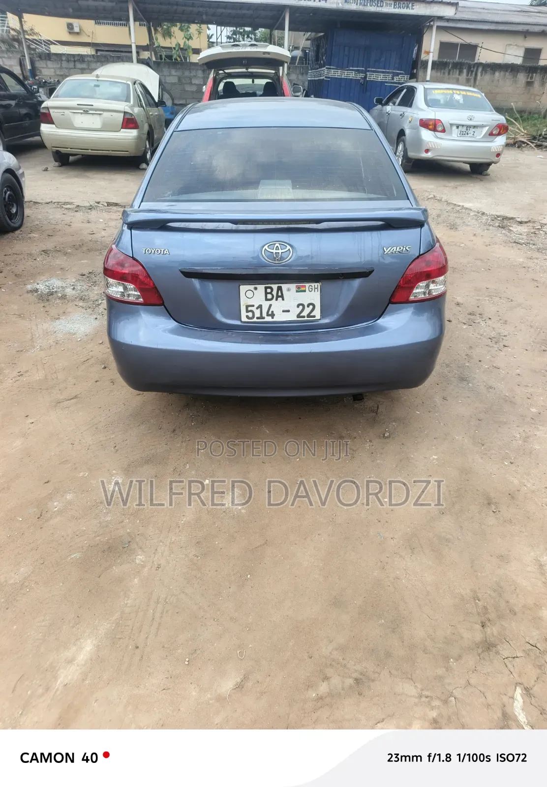 Toyota Yaris Base Sedan 4dr 2010 Blue