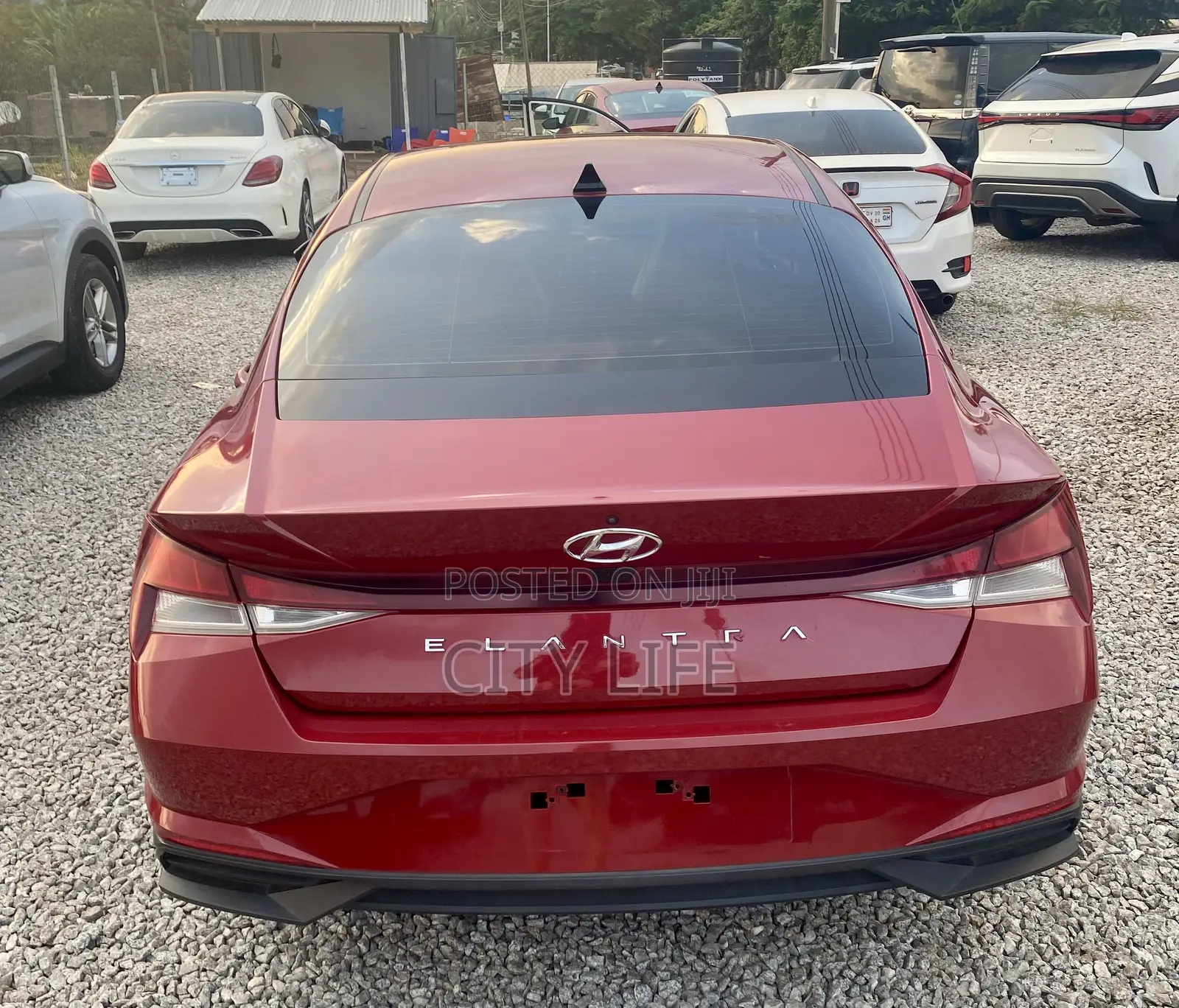 Hyundai Elantra Limited 2021 Red