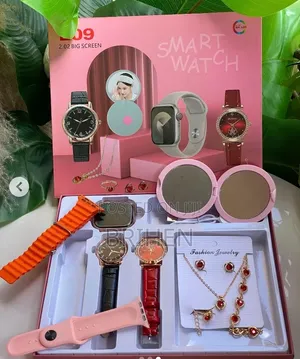 E09 Luxury Women’s Smartwatch Jewelry Gift Box Set