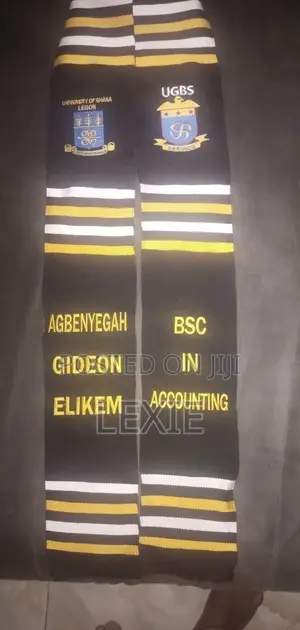 Plain and Customized Kente Sashes