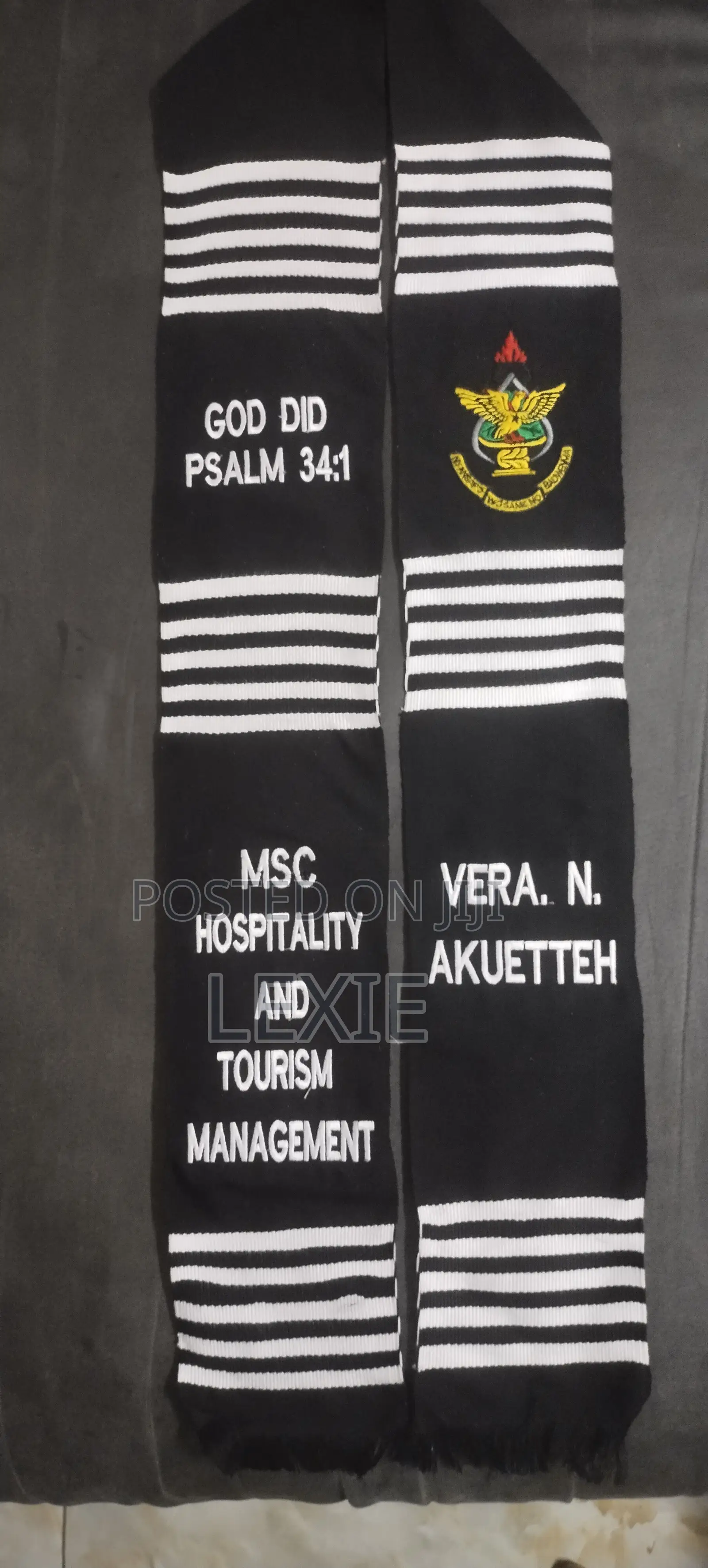 Plain and Customized Kente Sashes
