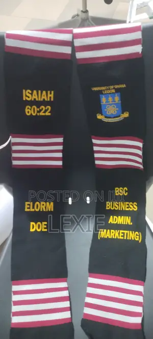 Plain and Customized Kente Sashes