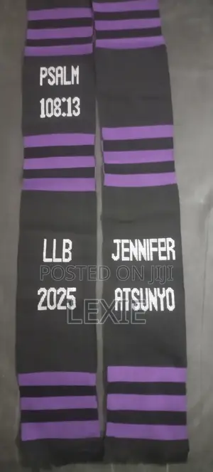 Plain and Customized Kente Sashes