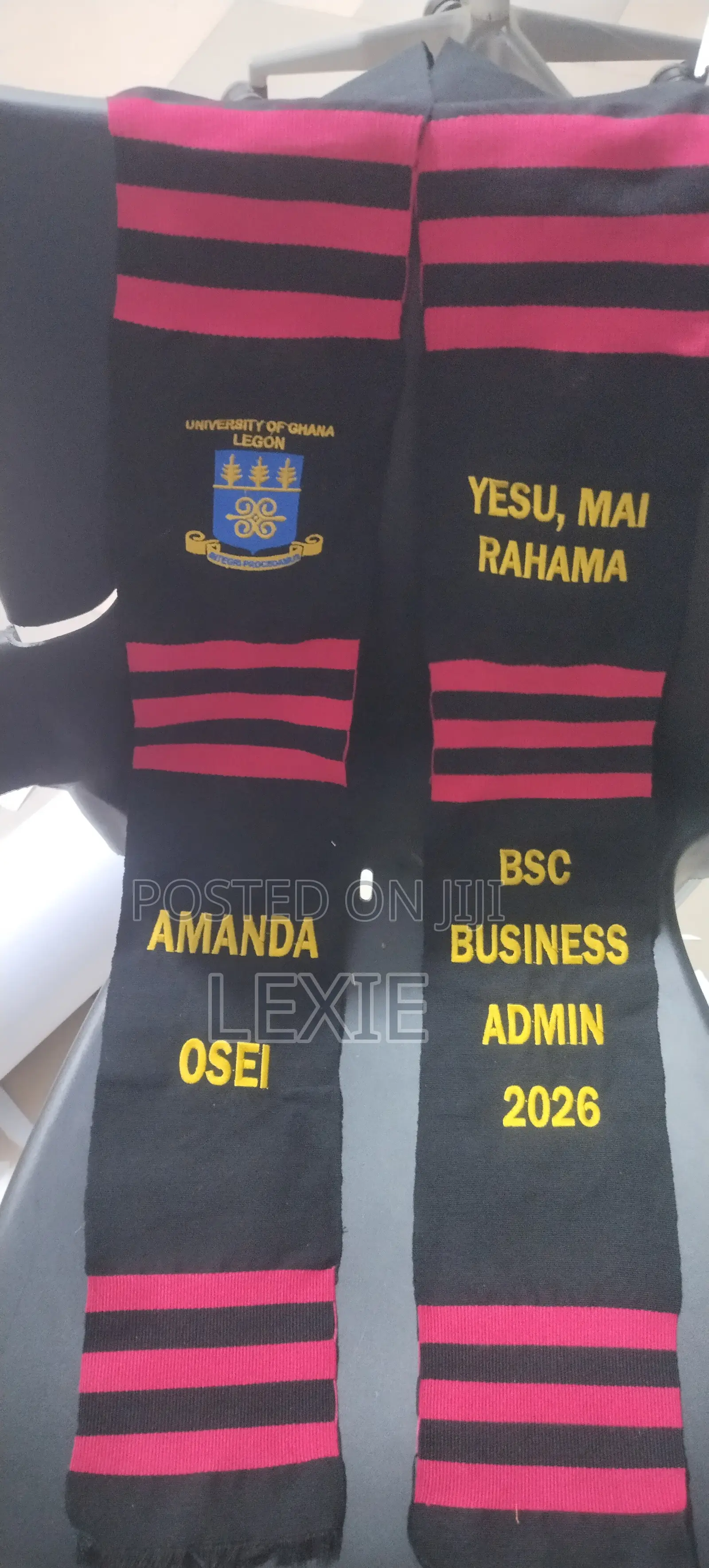 Plain and Customized Kente Sashes