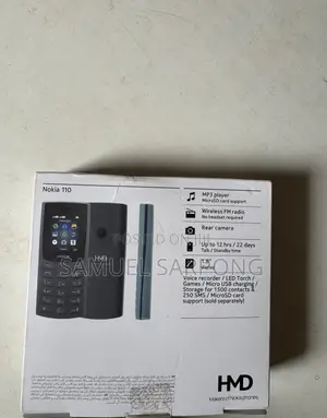 New Nokia 110 4G Black