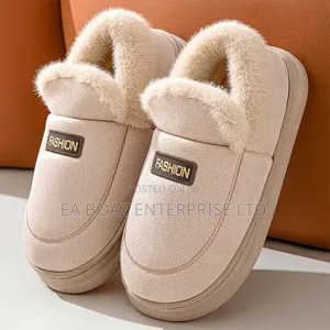 Fashion Kids Winter Snow Boots Faux Fur Collar With Fleece Lining Shoe