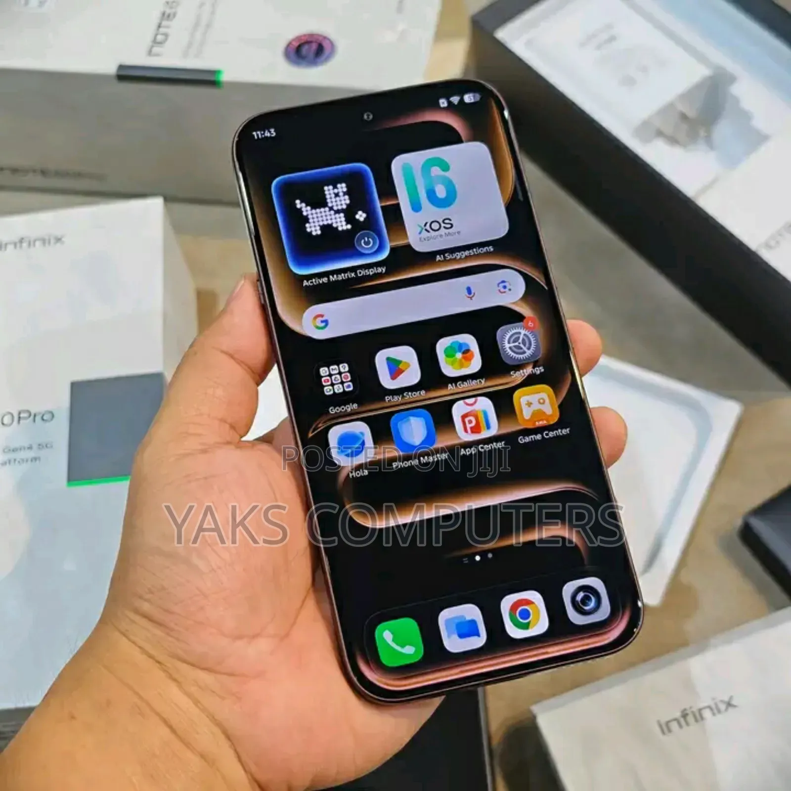 New Infinix Note 60 Pro 256 GB Bronze